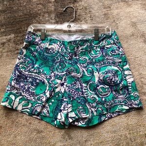Lilly Pulitzer Callahan shorts size 2 in “Montauk”